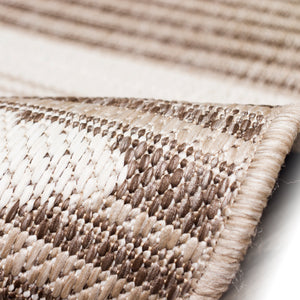 Trans-Ocean Liora Manne Malibu Sweet Bees Casual Indoor/Outdoor Power Loomed 88% Polypropylene/12% Polyester Rug Neutral 7'10" x 9'10"