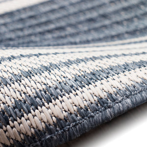 Trans-Ocean Liora Manne Malibu Sweet Bees Casual Indoor/Outdoor Power Loomed 88% Polypropylene/12% Polyester Rug Navy 7'10" x 9'10"