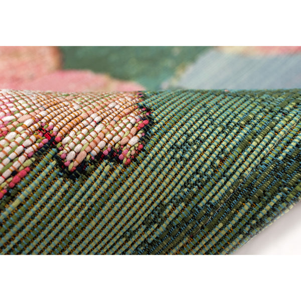 Trans-Ocean Liora Manne Marina Tropical Floral Casual Indoor/Outdoor Power Loomed 75% Polypropylene/25% Polyester Rug Multi 8'10" x 11'9"