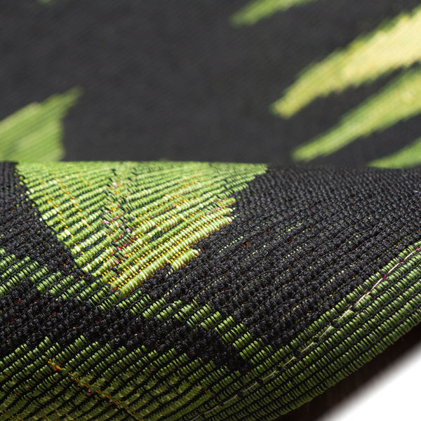 Trans-Ocean Liora Manne Marina Jungle Leaves Casual Indoor/Outdoor Power Loomed 75% Polypropylene/25% Polyester Rug Black 8'10" x 11'9"