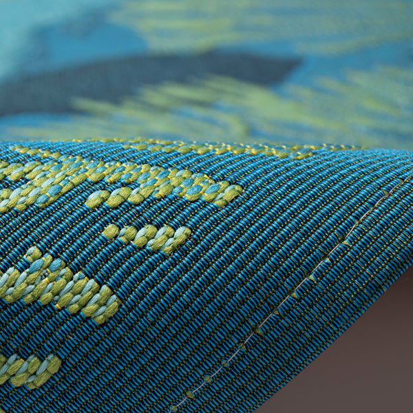 Trans-Ocean Liora Manne Marina Coral Garden Casual Indoor/Outdoor Power Loomed 75% Polypropylene/25% Polyester Rug Lapis 8'10" x 11'9"