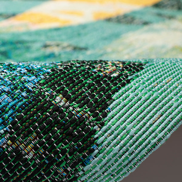 Trans-Ocean Liora Manne Marina Leaves Casual Indoor/Outdoor Power Loomed 75% Polypropylene/25% Polyester Rug Blue 8'10" x 11'9"