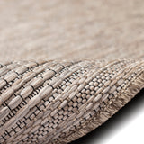 Trans-Ocean Liora Manne Orly Texture Casual Indoor/Outdoor Power Loomed 100% Polypropylene Rug Natural 7'10" x 9'10"