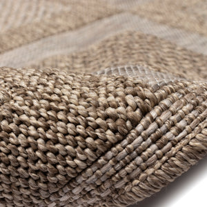 Trans-Ocean Liora Manne Orly Squares Casual Indoor/Outdoor Power Loomed 100% Polypropylene Rug Natural 7'10" x 9'10"