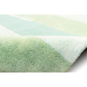 Trans-Ocean Liora Manne Piazza Stripes Contemporary Indoor Hand Tufted 100% Wool Pile Rug Sea Breeze 8'3" x 11'6"