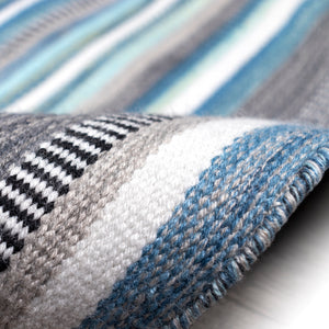 Trans-Ocean Liora Manne Sonoma Malibu Stripe Casual Indoor/Outdoor Hand Woven 100% Polyester Rug Seascape 8'3" x 11'6"