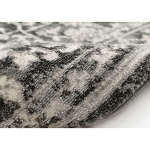 Trans-Ocean Liora Manne Soho Heriz Contemporary Indoor Power Loomed 80% Polypropylene/20% Polyester Rug Black 8'10" x 11'9"