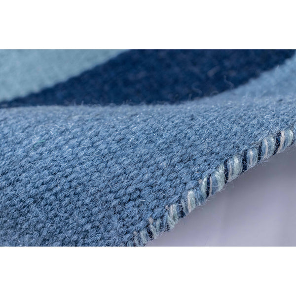 Trans-Ocean Liora Manne Sorrento Tribeca Classic Indoor/Outdoor Hand Woven 100% Polyester Rug Water 8'3" x 11'6"