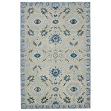 Romania ROM-2 Hand-Hooked Floral Classic Area Rug