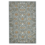 Romania ROM-5 Hand-Hooked Floral Classic Area Rug