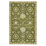 Romania ROM-6 Hand-Hooked Floral Classic Area Rug