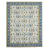 Romania ROM-8 Hand-Hooked Floral Classic Area Rug