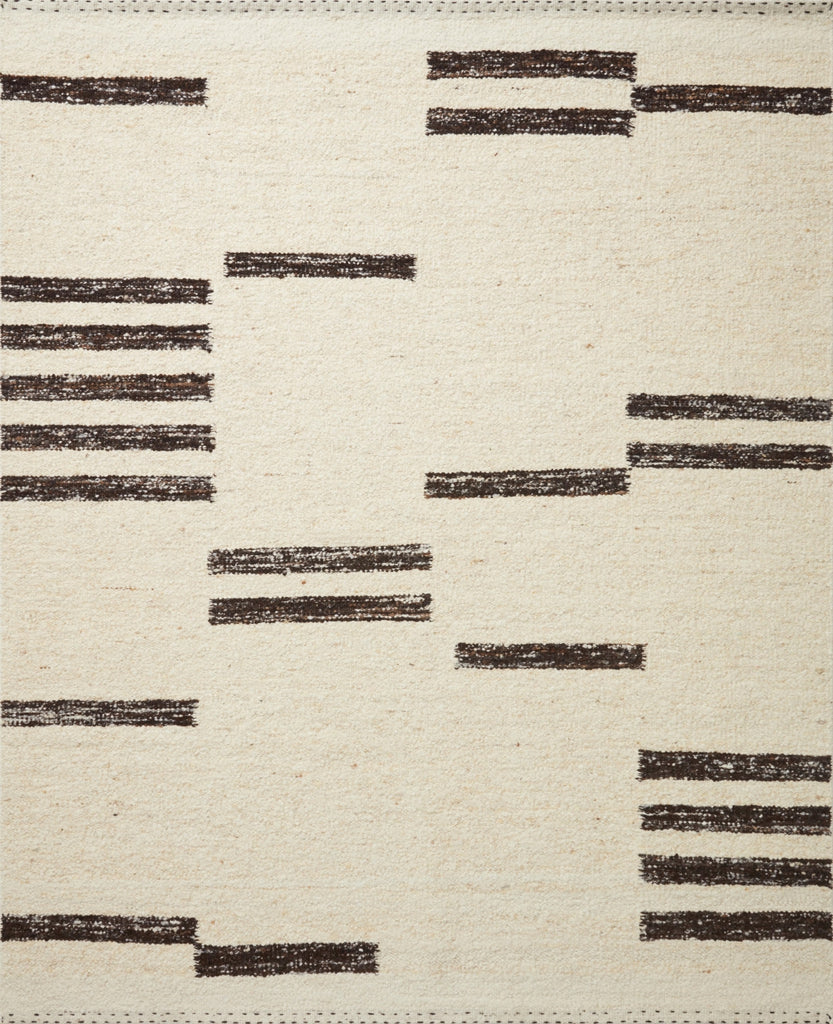 Loloi Roman ROM-01 Wool, Cotton, Viscose, Other Fibers Hand Woven Contemporary Rug ROMAROM-01NABSB6F0