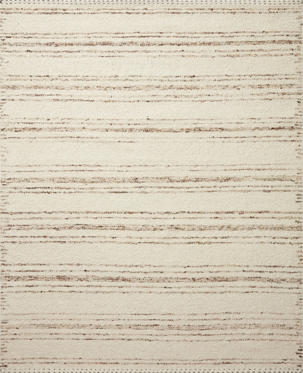 Loloi Roman ROM-02 Wool, Cotton, Viscose, Other Fibers Hand Woven Contemporary Rug ROMAROM-02IVPPB6F0