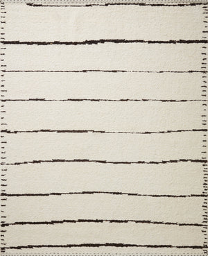Loloi Roman ROM-05 Wool, Cotton, Viscose, Other Fibers Hand Woven Contemporary Rug ROMAROM-05IVBLB6F0