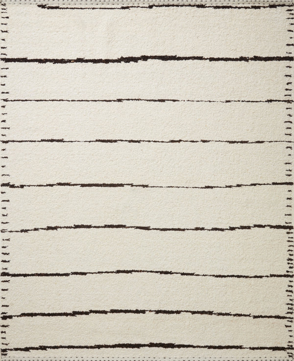 Loloi Roman ROM-05 Wool, Cotton, Viscose, Other Fibers Hand Woven Contemporary Rug ROMAROM-05IVBLB6F0