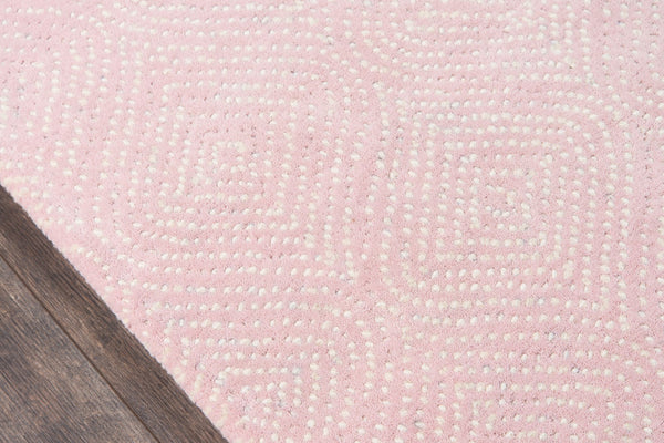 Momeni Madcap Cottage Roman Holiday ROH-1 Hand Tufted Contemporary Geometric Indoor Area Rug Pink 8' x 10' ROMNHROH-1PNK80A0