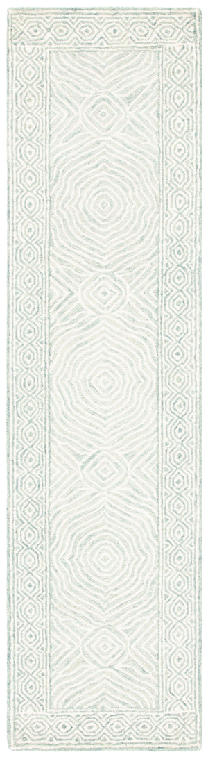 Safavieh Roslyn 351 Handtufted 100% Wool Rug Green / Blue ROS351J-29