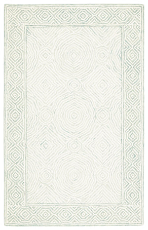 Safavieh Roslyn 351 Handtufted 100% Wool Rug Green / Blue ROS351J-5