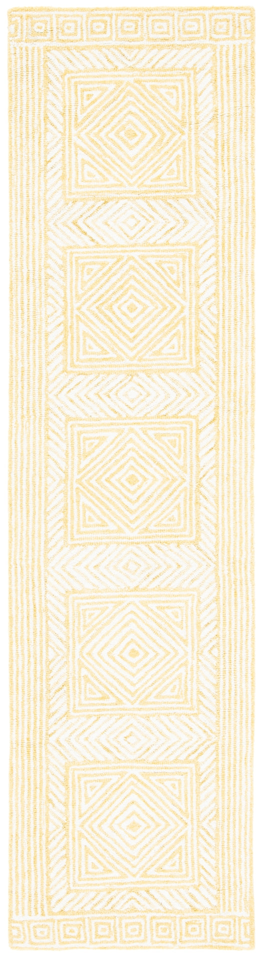 Safavieh Roslyn 352 Handtufted 100% Wool Rug Yellow / Ivory ROS352C-29