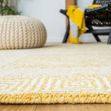 Safavieh Roslyn 352 Handtufted 100% Wool Rug Yellow / Ivory ROS352C-5