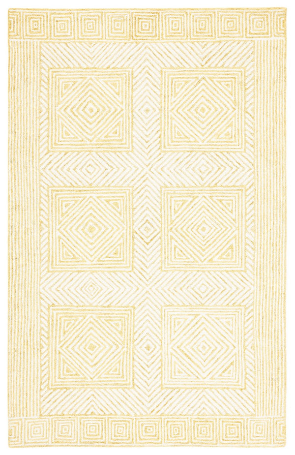 Safavieh Roslyn 352 Handtufted 100% Wool Rug Yellow / Ivory ROS352C-9
