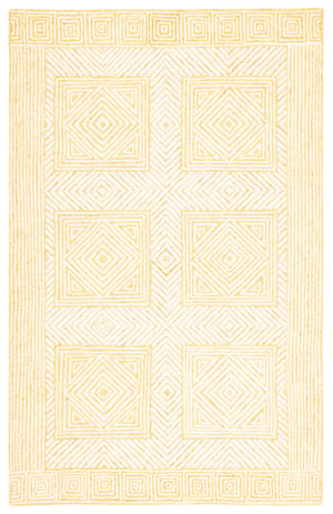 Safavieh Roslyn 352 Handtufted 100% Wool Rug Yellow / Ivory ROS352C-5