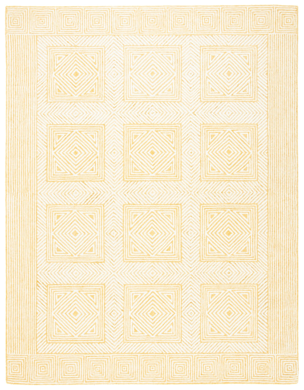Safavieh Roslyn 352 Handtufted 100% Wool Rug Yellow / Ivory ROS352C-8