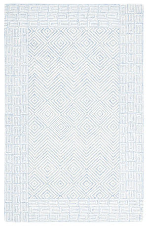 Safavieh Roslyn 353 Handtufted 100% Wool Rug Light Blue / Ivory ROS353M-9