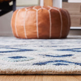 Roslyn 602  Hand Tufted 100% Wool Rug Blue / White