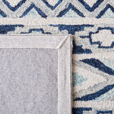 Roslyn 602  Hand Tufted 100% Wool Rug Blue / White