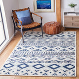 Roslyn 602  Hand Tufted 100% Wool Rug Blue / White