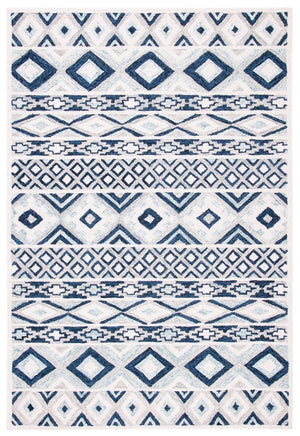 Roslyn 602  Hand Tufted 100% Wool Rug Blue / White