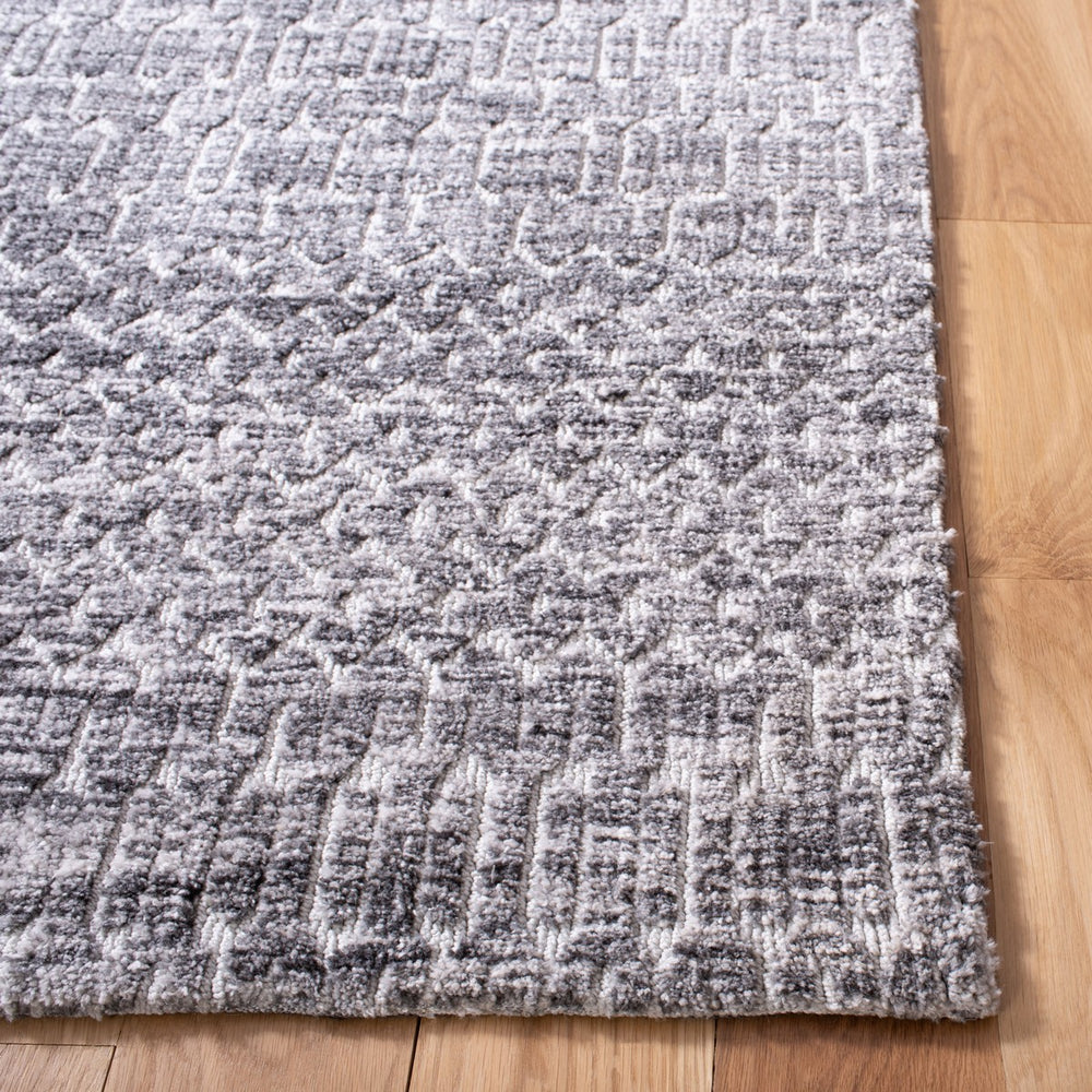 Roslyn 705  Hand Loom 80% Polyester, 20% Cotton Rug Grey