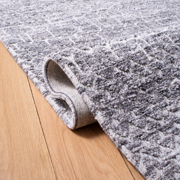 Roslyn 705  Hand Loom 80% Polyester, 20% Cotton Rug Grey
