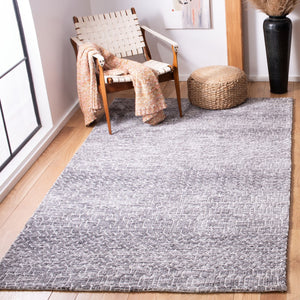 Roslyn 705  Hand Loom 80% Polyester, 20% Cotton Rug Grey