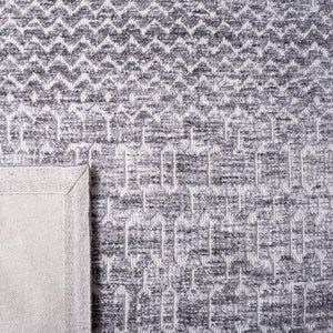 Roslyn 705  Hand Loom 80% Polyester, 20% Cotton Rug Grey