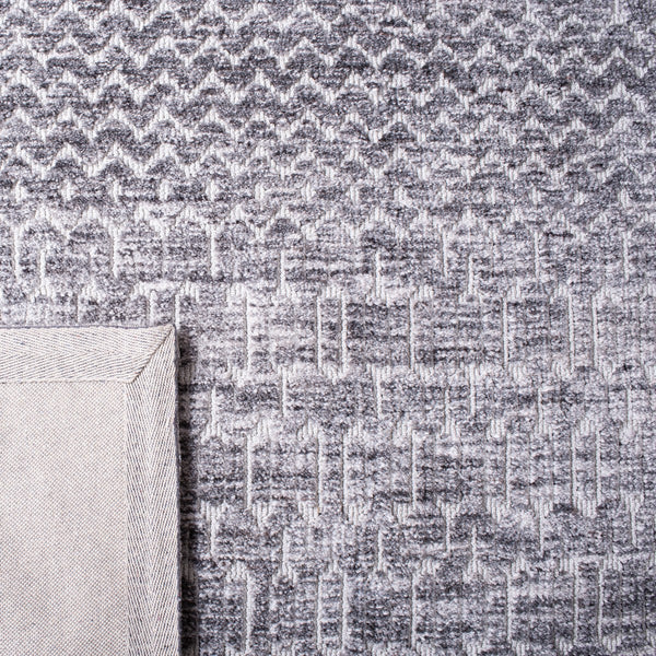 Roslyn 705  Hand Loom 80% Polyester, 20% Cotton Rug Grey