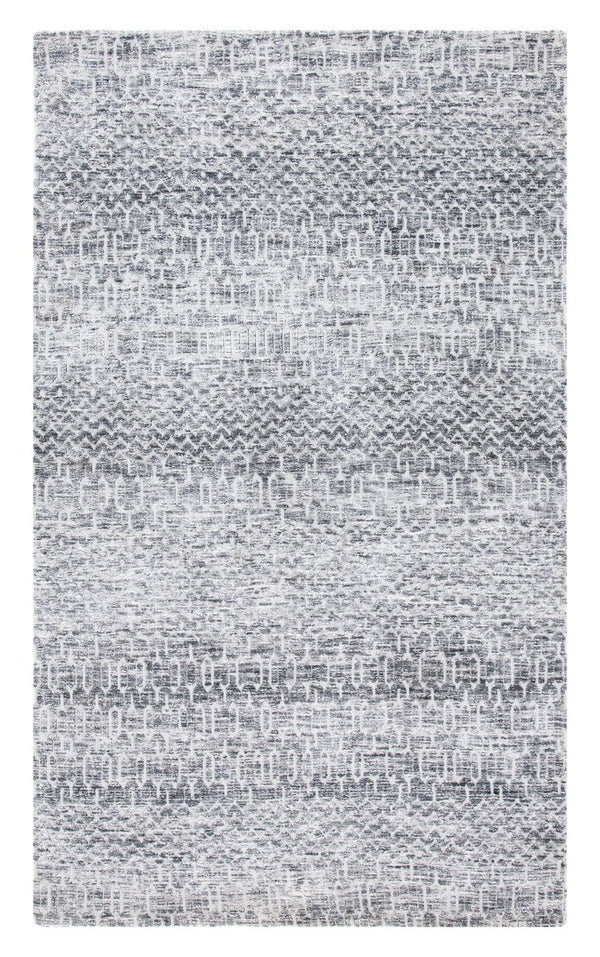 Roslyn 705  Hand Loom 80% Polyester, 20% Cotton Rug Grey