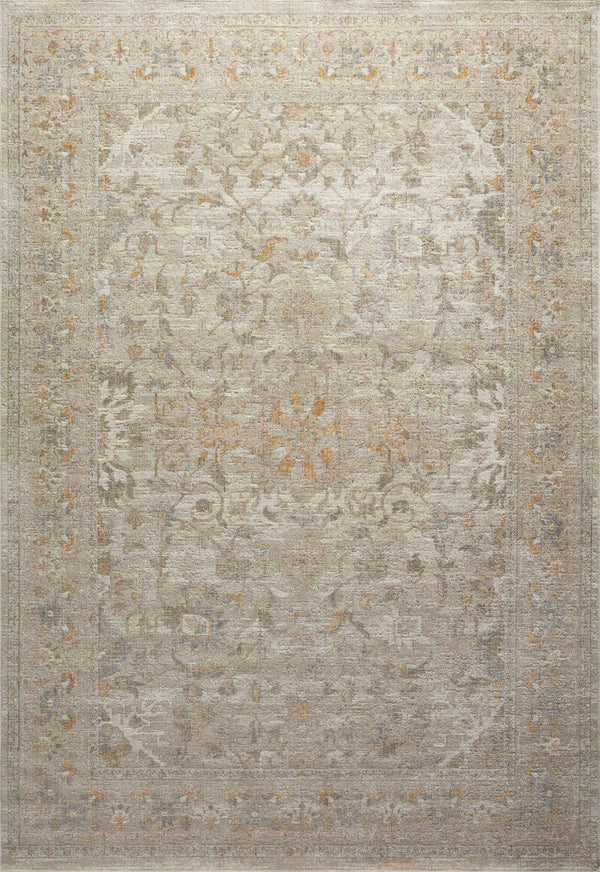 Loloi Rosemarie ROE-02 95% Polypropylene, 5% Polyester Pile Power Loomed Traditional Rug ROSMROE-02IVNAB6F6