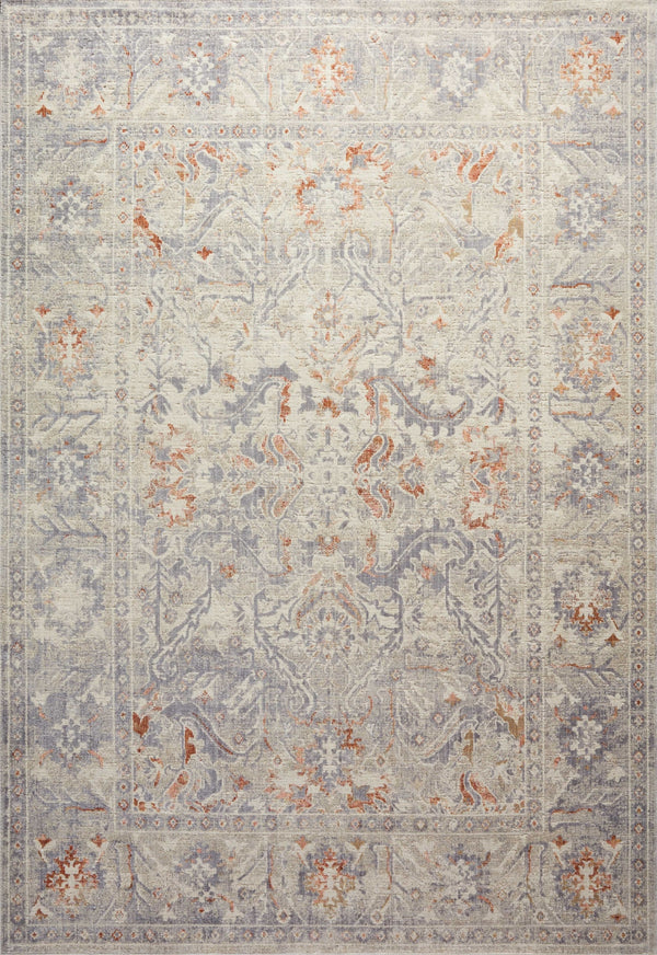 Loloi Rosemarie ROE-05 95% Polypropylene, 5% Polyester Pile Power Loomed Traditional Rug ROSMROE-05OTLAB6F6