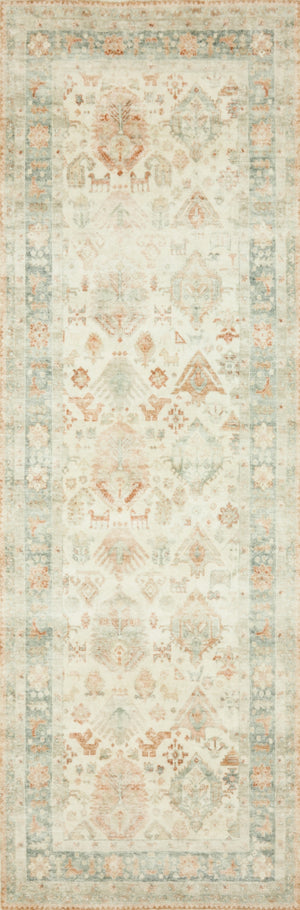 Loloi Rosette ROS-01 100% Polyester Pile Power Loomed Traditional Rug ROSTROS-01BEML7696