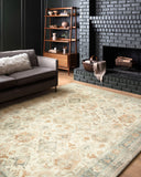 Loloi Rosette ROS-01 100% Polyester Pile Power Loomed Traditional Rug ROSTROS-01BEML7696