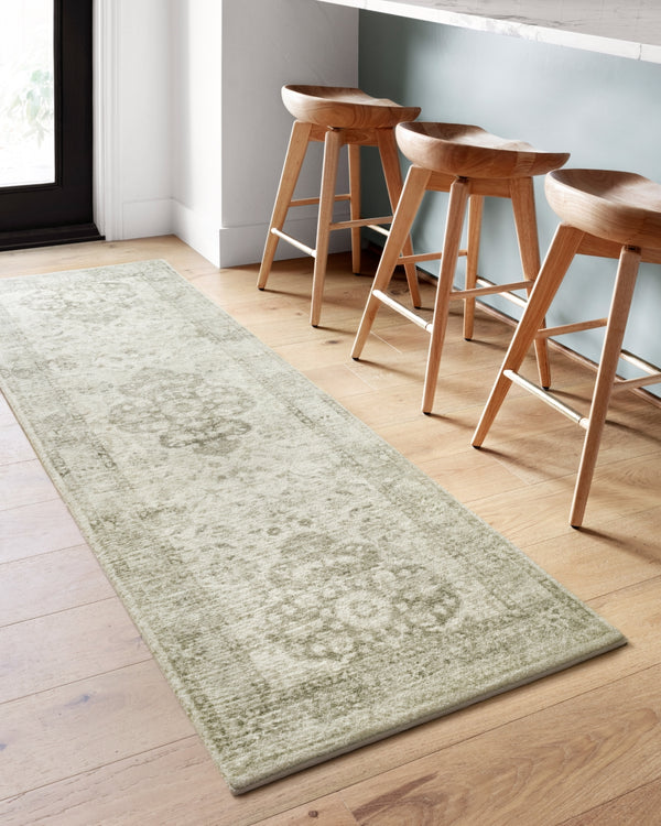 Loloi Rosette ROS-02 100% Polyester Pile Power Loomed Traditional Rug ROSTROS-02IVSI7696