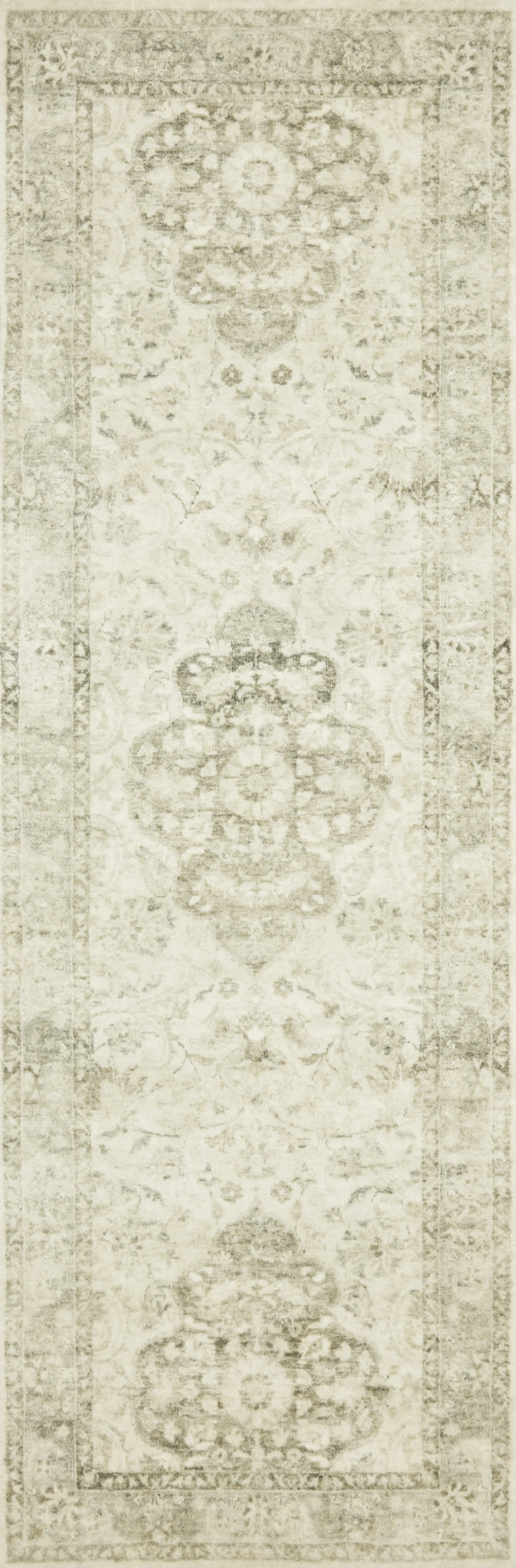 Loloi Rosette ROS-02 100% Polyester Pile Power Loomed Traditional Rug ROSTROS-02IVSI7696