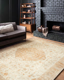 Loloi Rosette ROS-03 100% Polyester Pile Power Loomed Traditional Rug ROSTROS-03IVTC7696