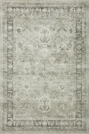 Loloi Rosette ROS-04 100% Polyester Pile Power Loomed Traditional Rug ROSTROS-04STGT7696