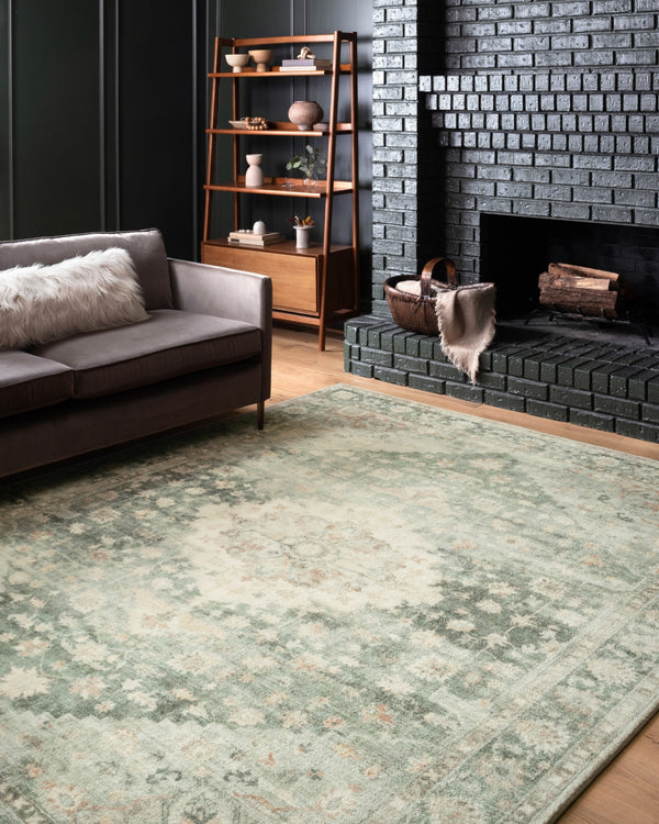 Loloi Rosette ROS-08 100% Polyester Pile Power Loomed Traditional Rug ROSTROS-08TEIV7696