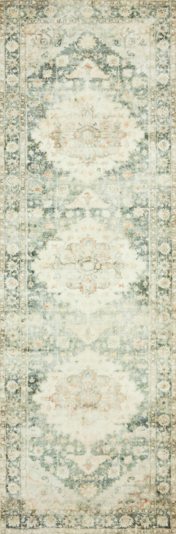 Loloi Rosette ROS-08 100% Polyester Pile Power Loomed Traditional Rug ROSTROS-08TEIV7696