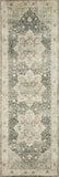 Loloi Rosette ROS-09 100% Polyester Pile Power Loomed Traditional Rug ROSTROS-09SLIV7696